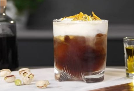 Sicilian Summer Cold Brew with Olive Foam Recipe