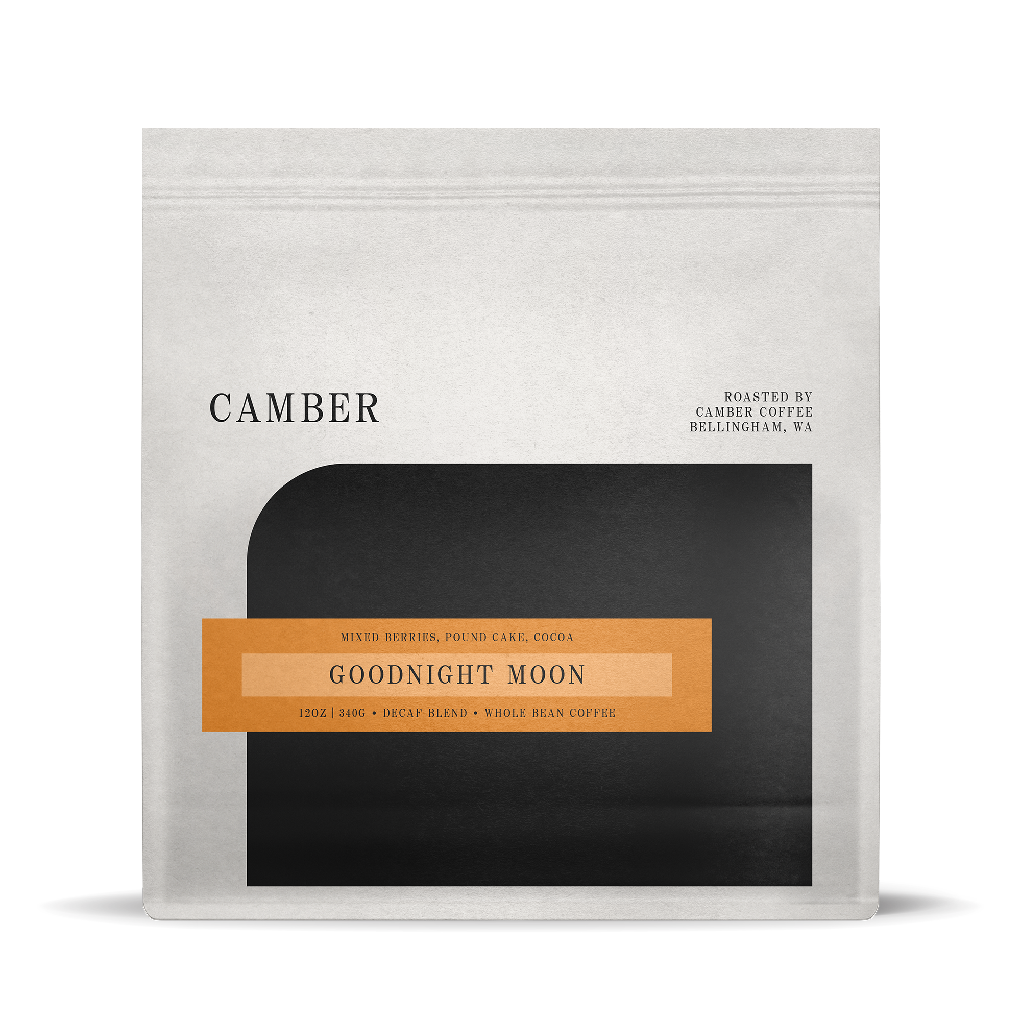 Camber Coffee - Goodnight Moon Decaf Whole Bean Coffee | Seattle
