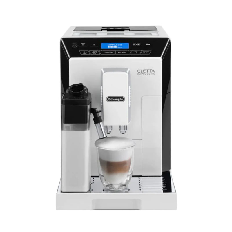 Refurbished - DeLonghi Eletta Plus ECAM44660W Superautomatic Espresso Machine - White