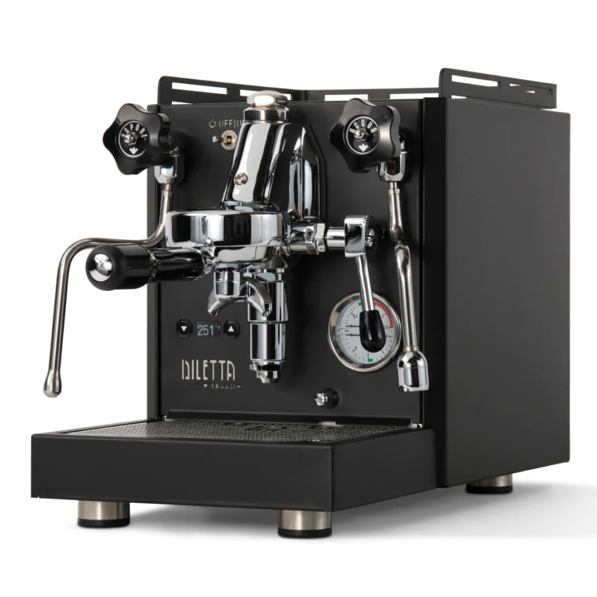 Diletta Bello+ Espresso Machine Black Open Box · Seattle Coffee Gear
