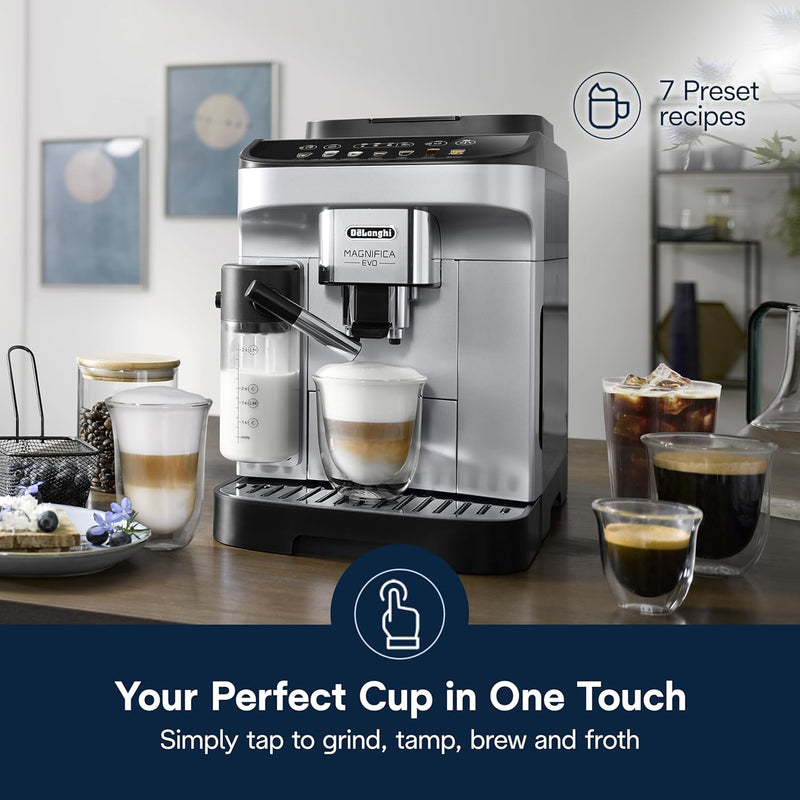 B-Class Refurbished - Delonghi Magnifica Evo ECAM29084SB Superautomatic Espresso Machine