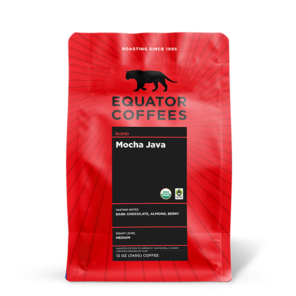 Equator Coffee - Mocha Java Blend Whole Bean Coffee | Seattle