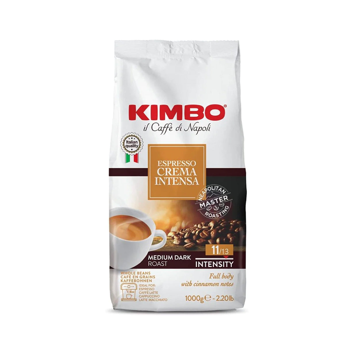 Kimbo Espresso Crema Intensa - 2.2 Lb | Seattle Coffee Gear