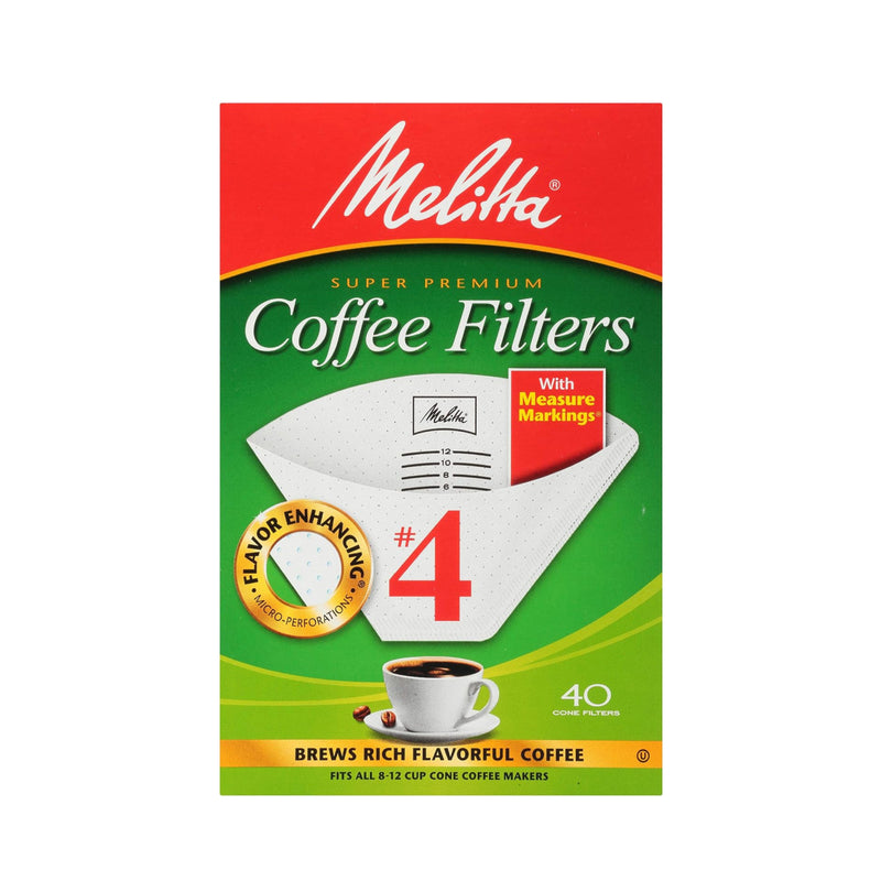 Melitta #4 Cone Coffee Filters