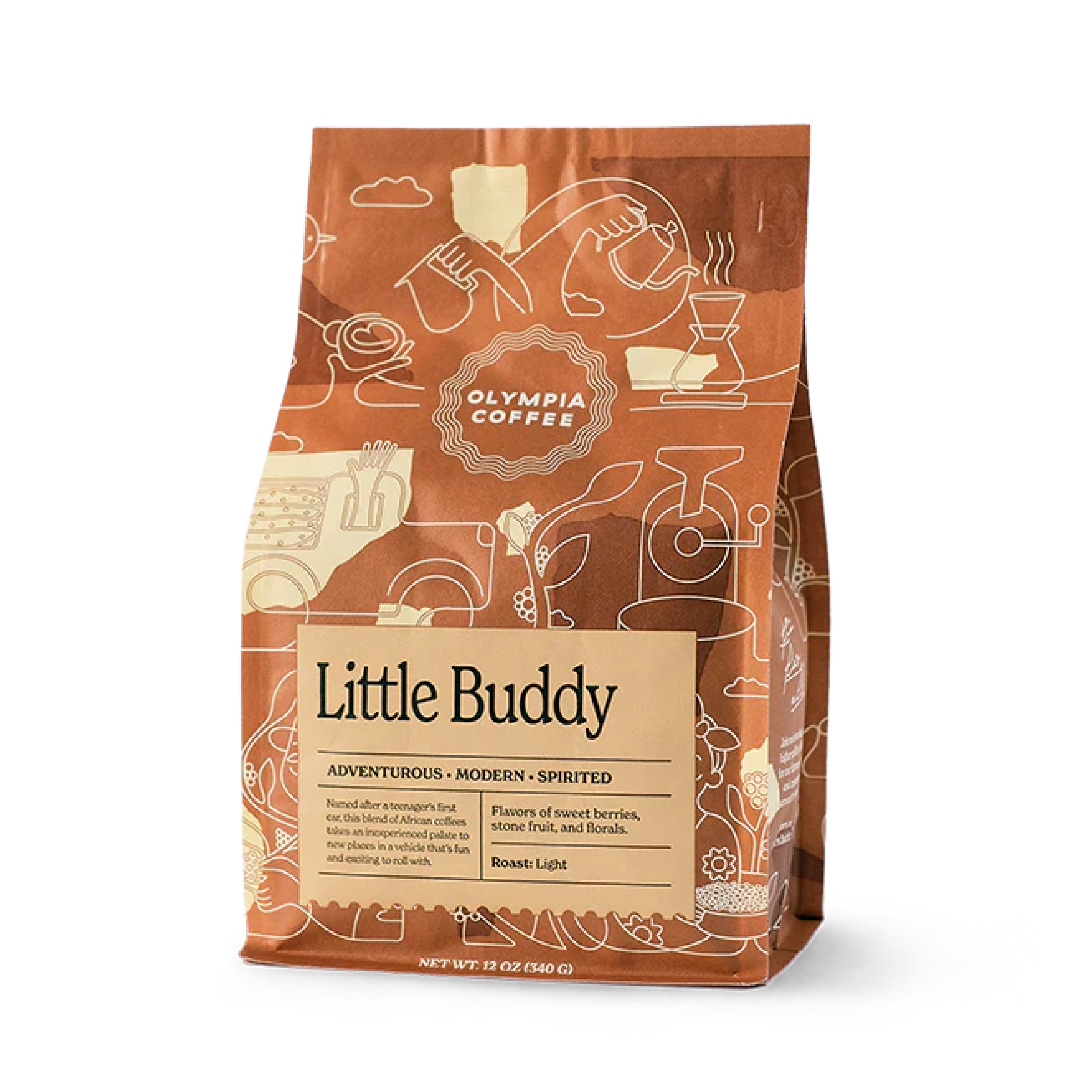 Olympia Coffee Roasting - Little Buddy Organic Blend Whole Bean