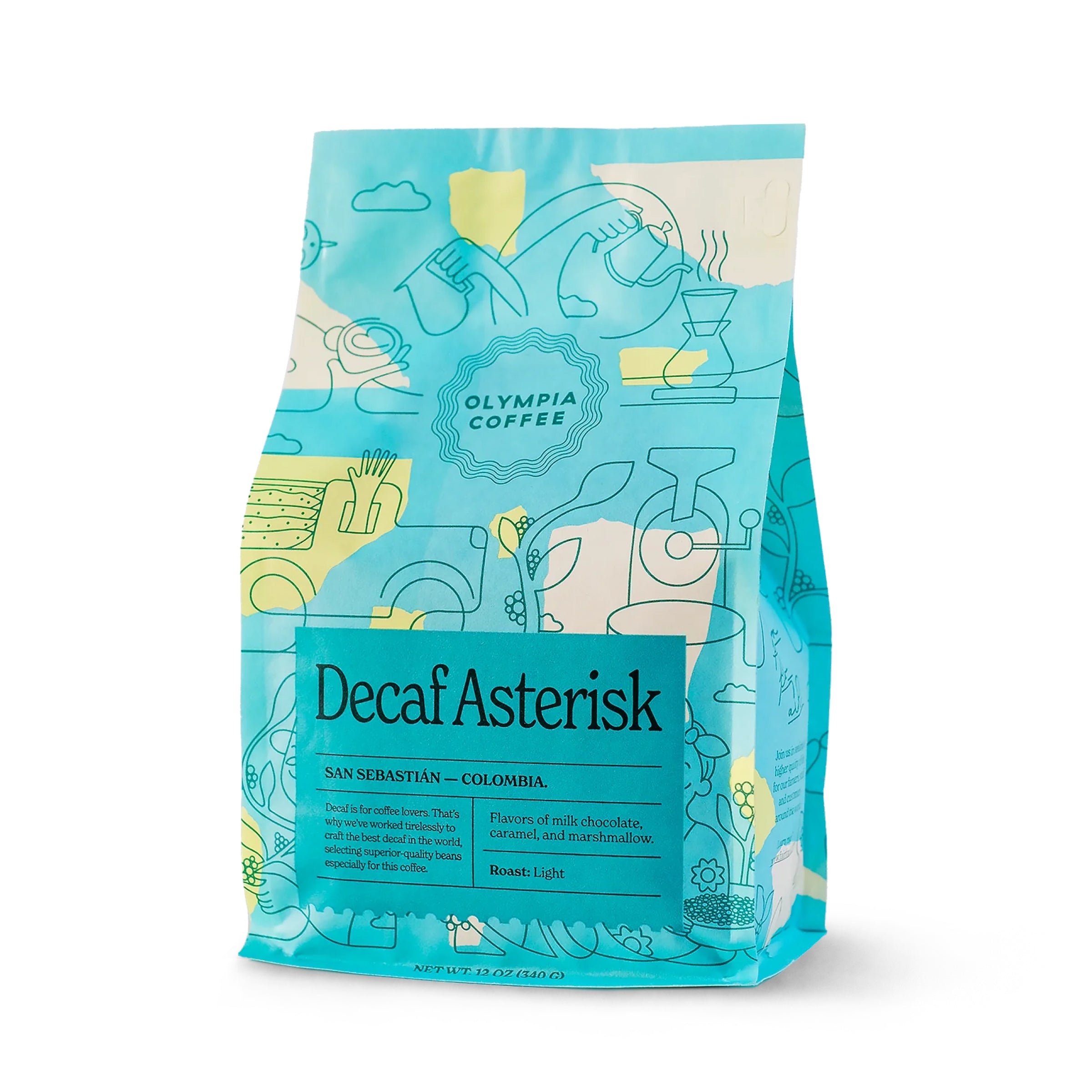 Olympia Coffee Roasting - Decaf Asterisk | Seattle Coffee Gear