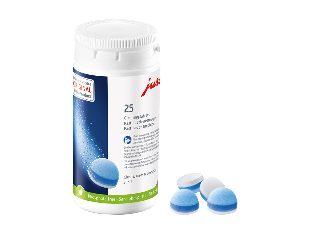 Jura 3Phase Cleaning Tablets 25 Count · Seattle Coffee Gear