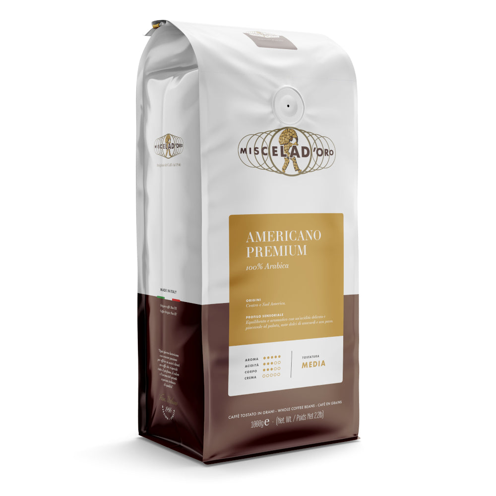Miscela d Oro Americano Premium Coffee Beans [2.2 lb] | Seattle