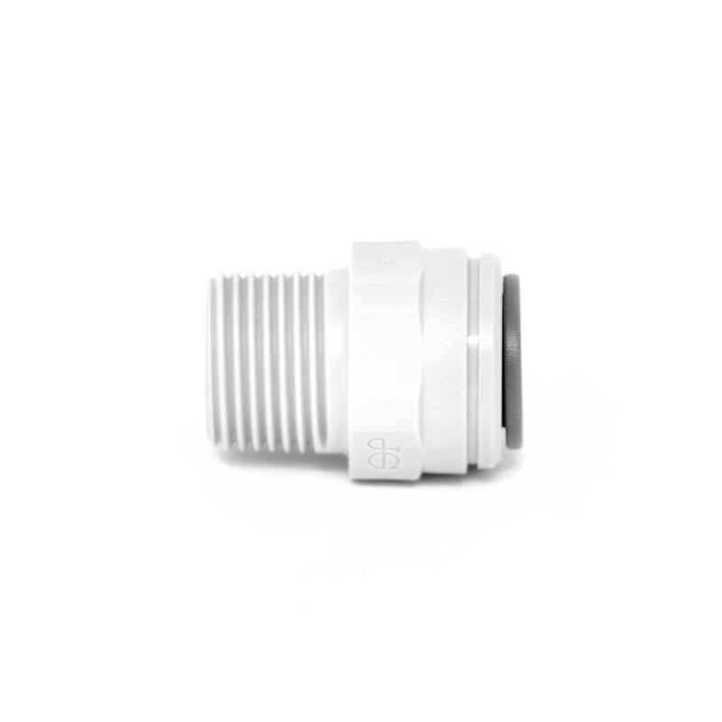 John Guest 3/8 BSPT to 3/8" Tube Fitting - side view