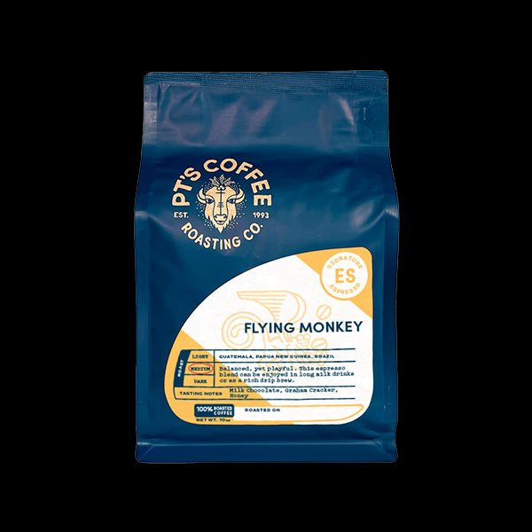 PTs Coffee - Flying Monkey Espresso | Seattle Coffee Gear