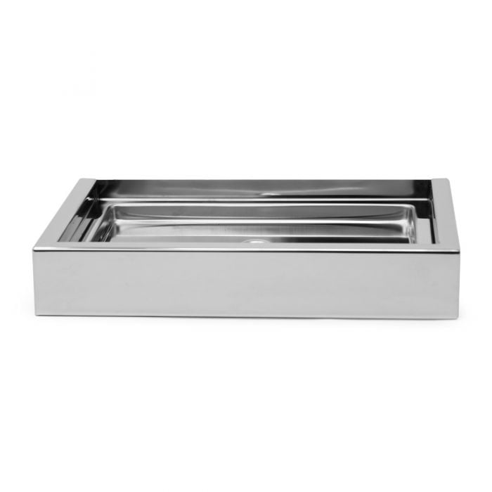 Rocket Drip Tray with Grate - Plumbable - closed