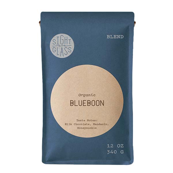 Worthy picture of the packaging for Sightglass Coffee Blueboon coffee roast.