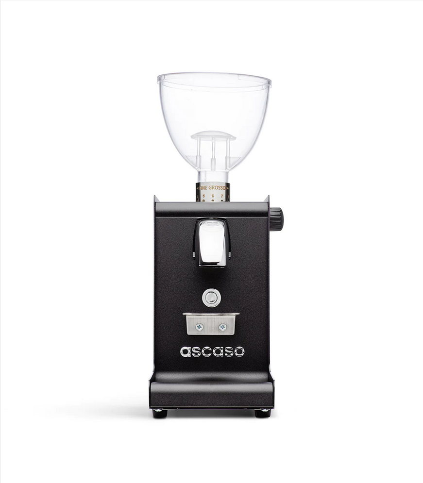 Ascaso iSteel Espresso Grinder Black Open Box · Seattle Coffee Gear