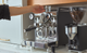 Italian-made espresso machines lined up on a countertop