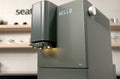 Terra Kaffe Demi superautomatic espresso machine with retro dot matrix display