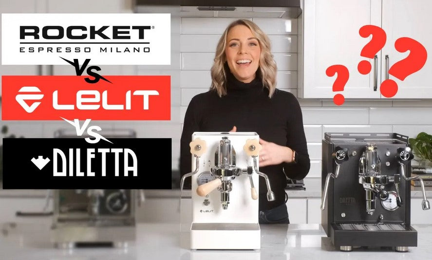 Lelit MaraX Vs. Diletta Bello Vs. Rocket Espresso Appartamento Comparison - Seattle Coffee Gear