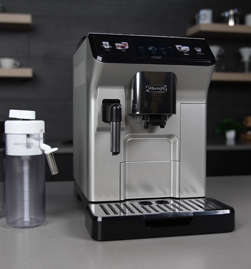 Check Out the DeLonghi Eletta Explore Espresso Machine - Seattle Coffee Gear