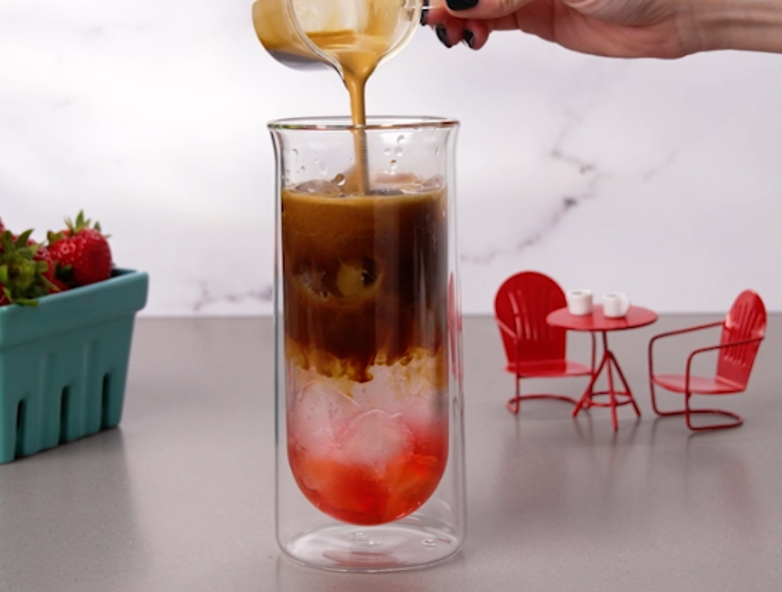 Strawberry Espresso Sparkler Recipe - Seattle Coffee Gear