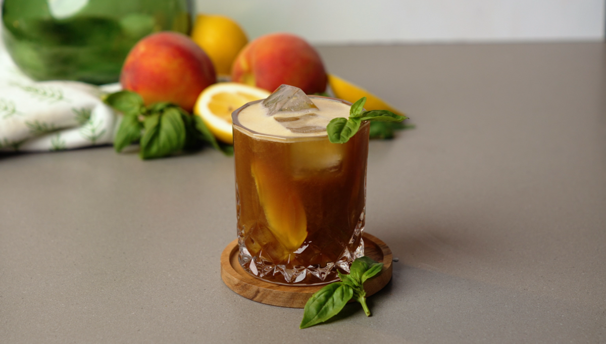 Peach Basil Cold Brew Recipe - Seattle Coffee Gear