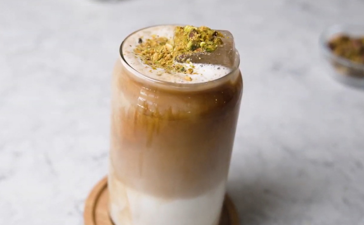 Iced Pistachio Latte  - Seattle Coffee Gear