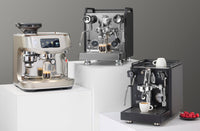Breville Oracle Dual Boiler, Rocket Mozzafiato FAST V, and Diletta Bello+ advanced espresso machines
