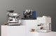 Top three semi-automatic espresso machines from Breville, Fellow, and Diletta on display
