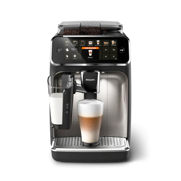 Philips 5400 LatteGo Superautomatic Espresso Machine, Black - EP5447/94 (Certified Refurbished)