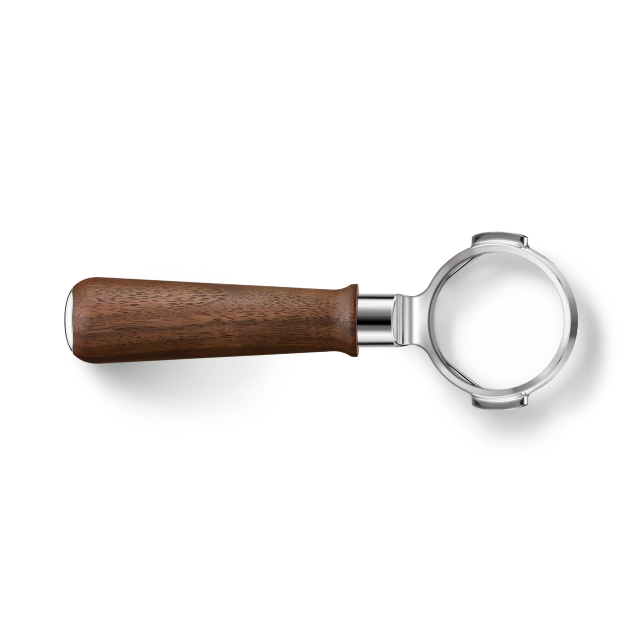 Breville Walnut Bottomless Portafilter | Seattle Coffee Gear