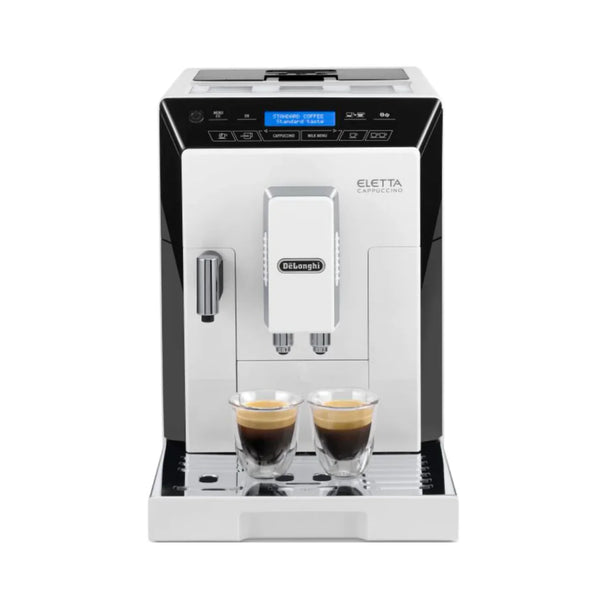 Delonghi ECAM44660W Eletta Plus Cappuccino Espresso Machine, White (Certified Refurbished)