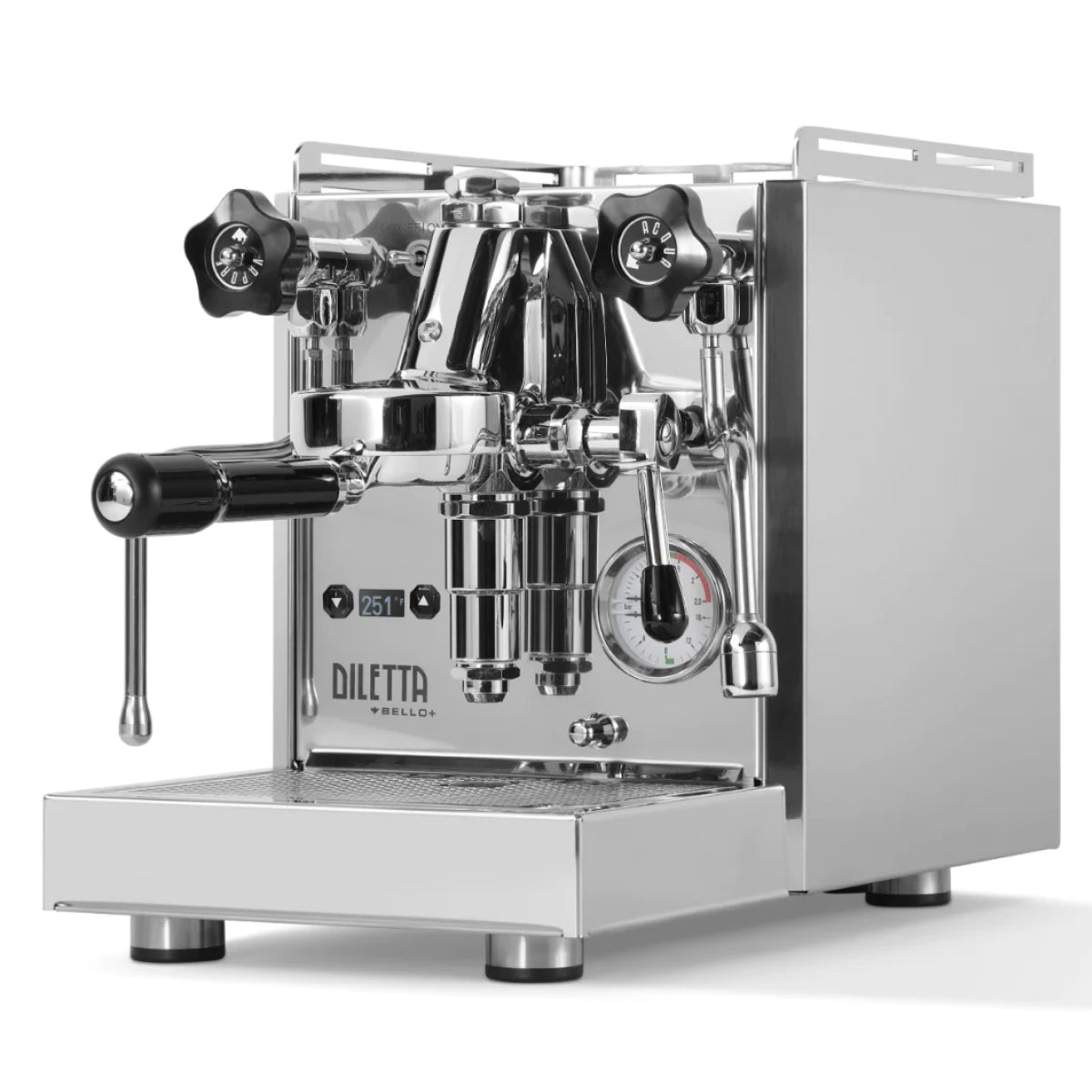 Diletta Bello+ Espresso Machine Stainless Open Box · Seattle Coffee