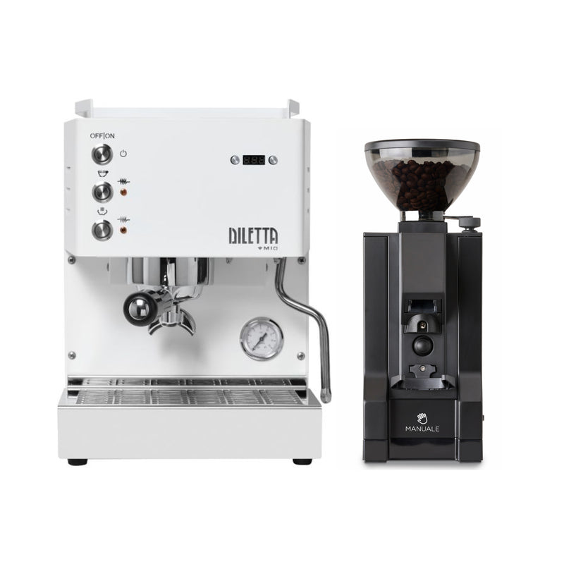 Diletta Mio and Eureka Mignon Notte Grinder Bundle