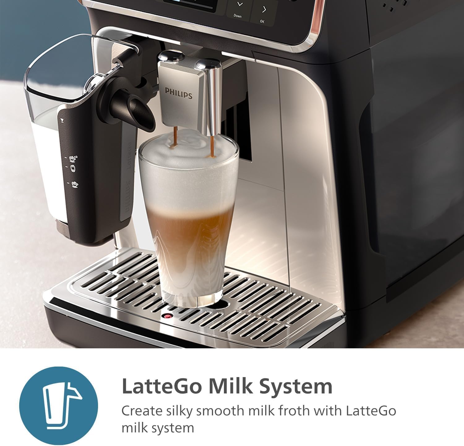 latte様1 Refurbished - Philips 5500 LatteGo Automatic Espresso Machine