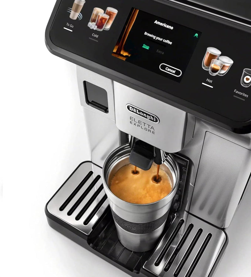 B-Class Refurbished - DeLonghi Eletta Explore ECAM45055S Superautomatic Espresso Machine