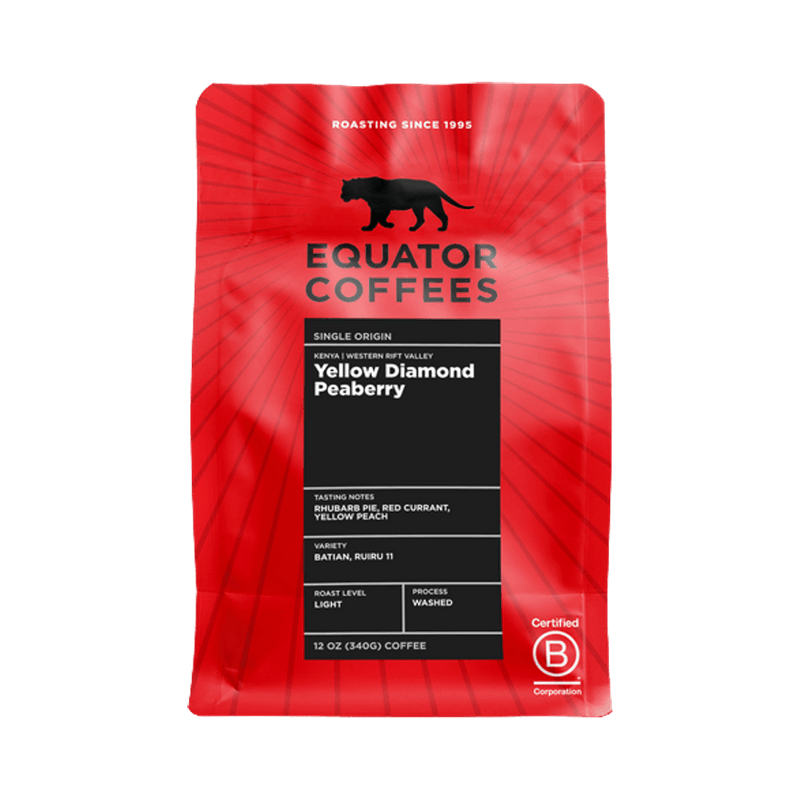 Equator Coffee - Kenya Yellow Diamond Peaberry