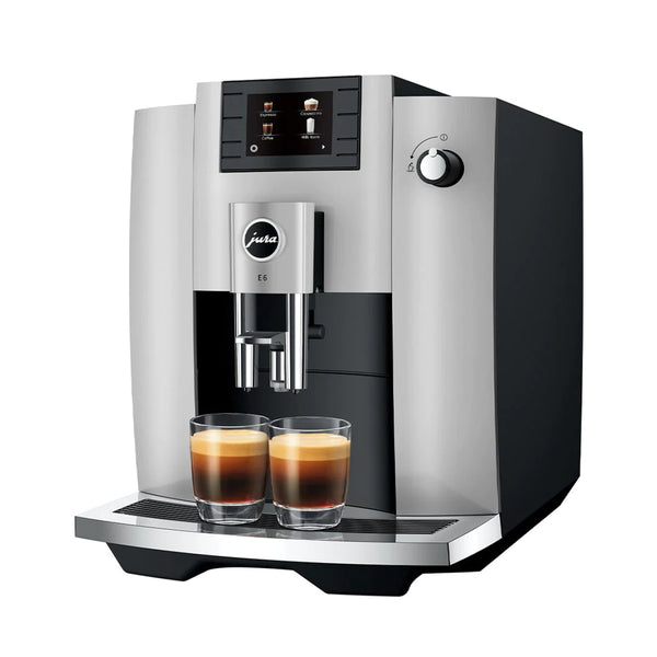 Jura E6 Superautomatic Espresso Machine - Platinum - Open Box