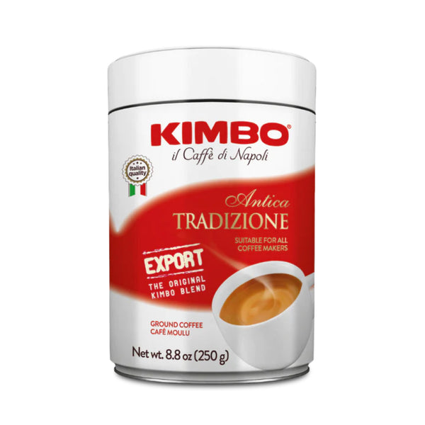 Kimbo Antica Tradizione Export Espresso [pre-ground, 8.8 oz. can]