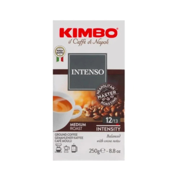 Kimbo Aroma Intenso Espresso [pre-ground, 8.8 oz. brick]