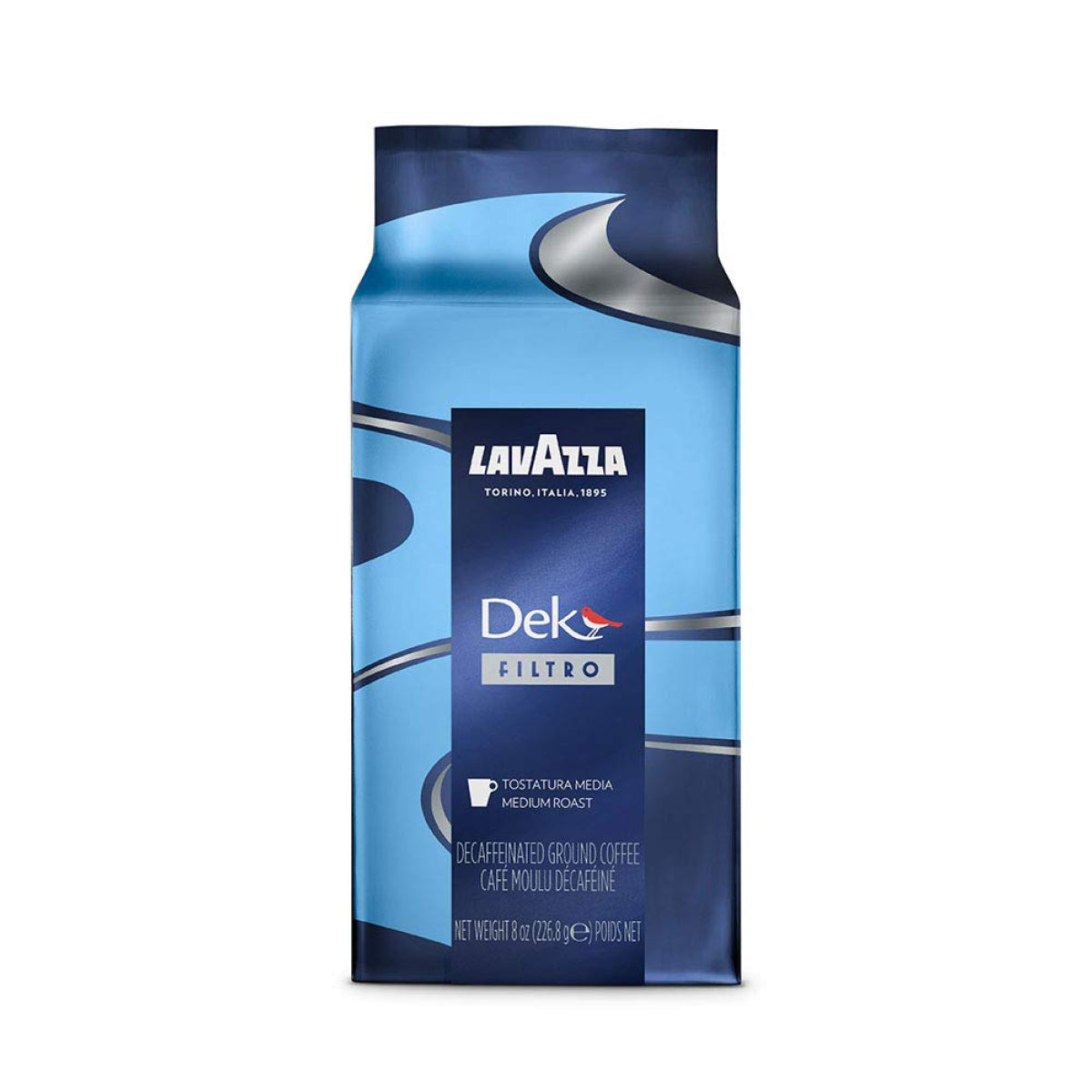 Lavazza Dek Decaf Filter Coffee - Ground Coffee - 8 Oz