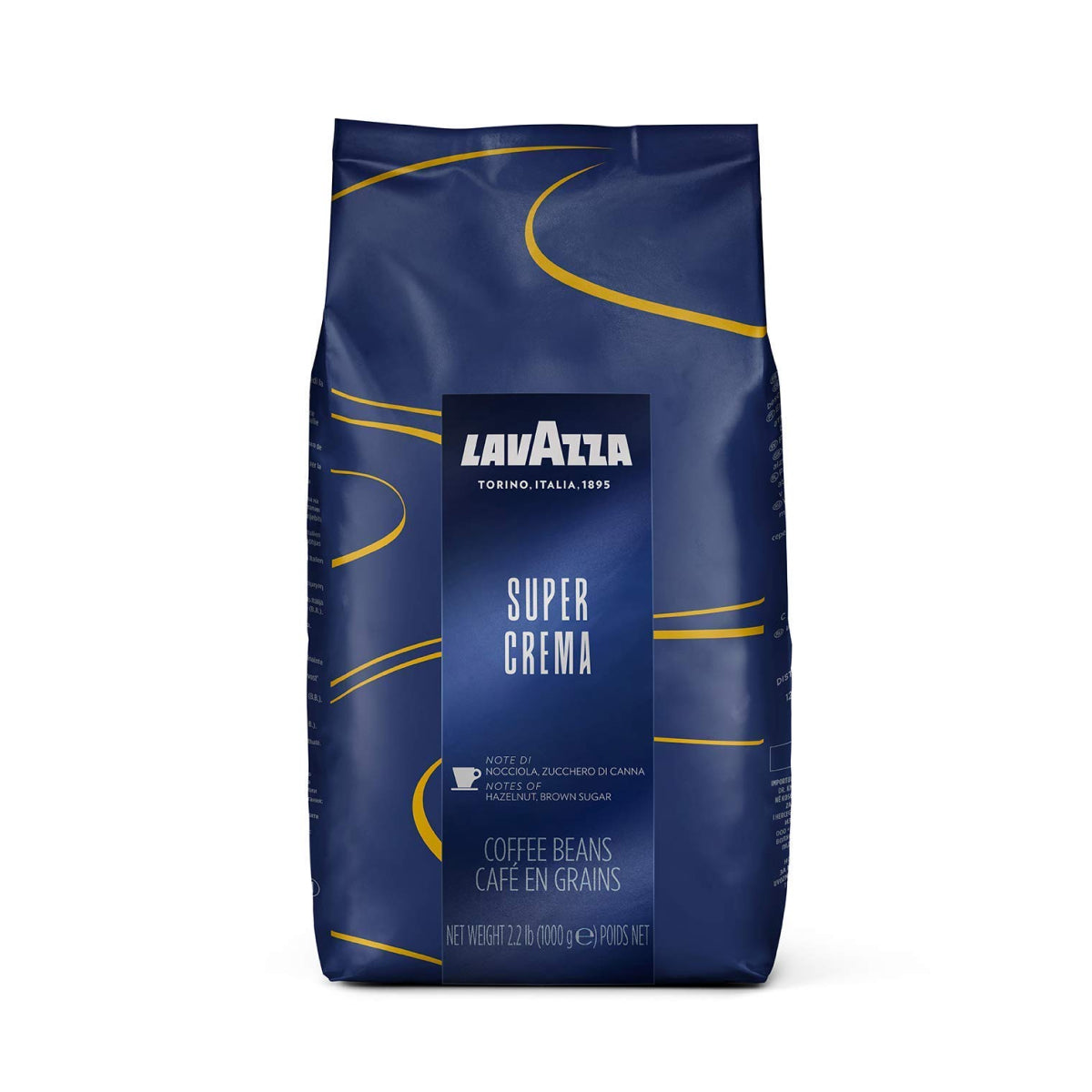 Lavazza Super Crema Espresso - 2.2 pounds Whole Bean