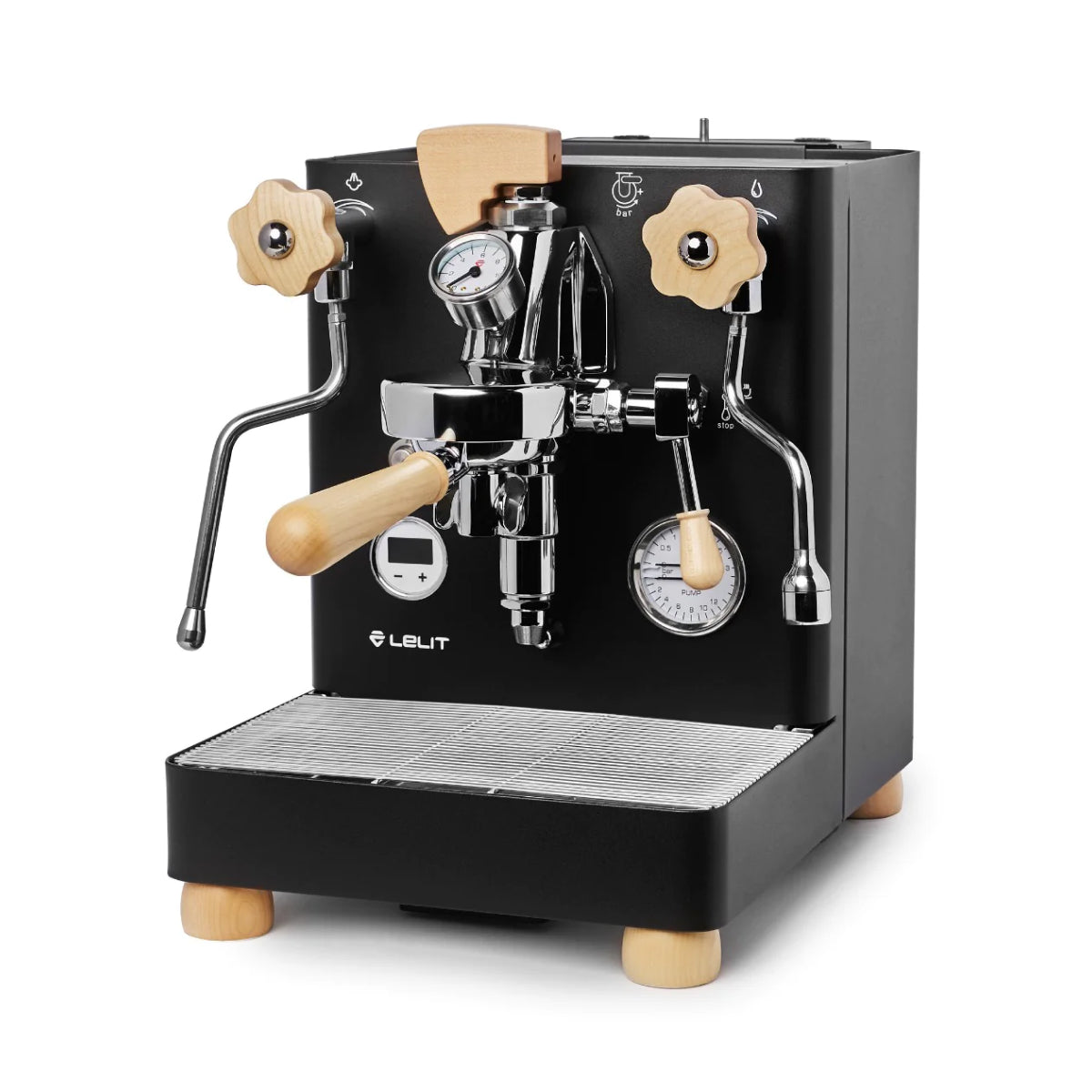 LELIT Bianca Espresso Machine - Black - Open Box | Seattle Coffee Gear