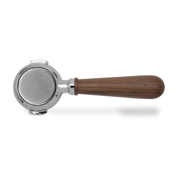 Lelit Wood Bottomless Portafilter - Walnut | Seattle Coffee Gear