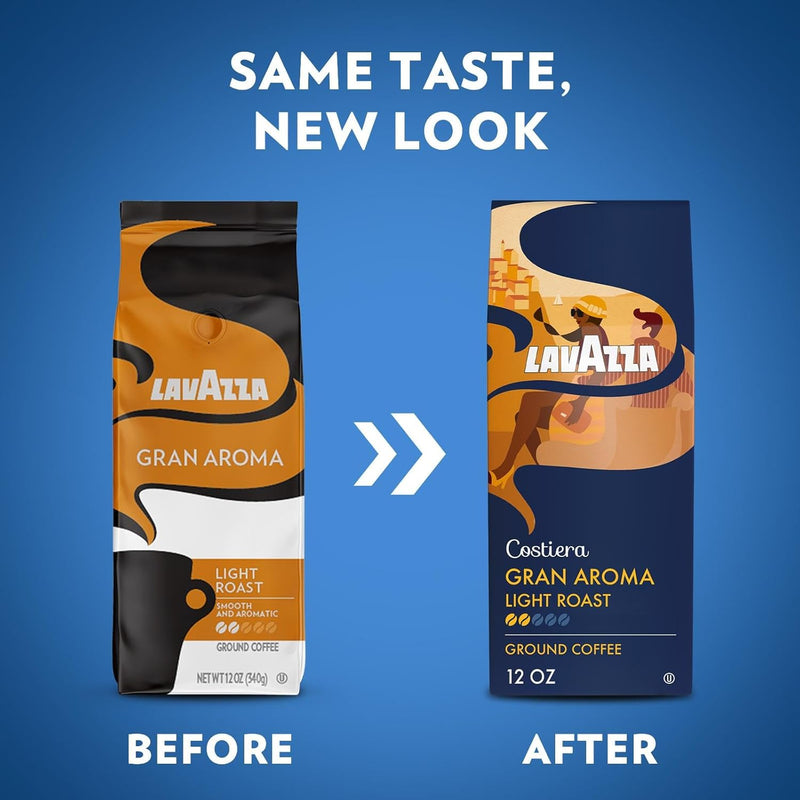 Lavazza Gran Aroma Drip Coffee - Ground - 12 oz