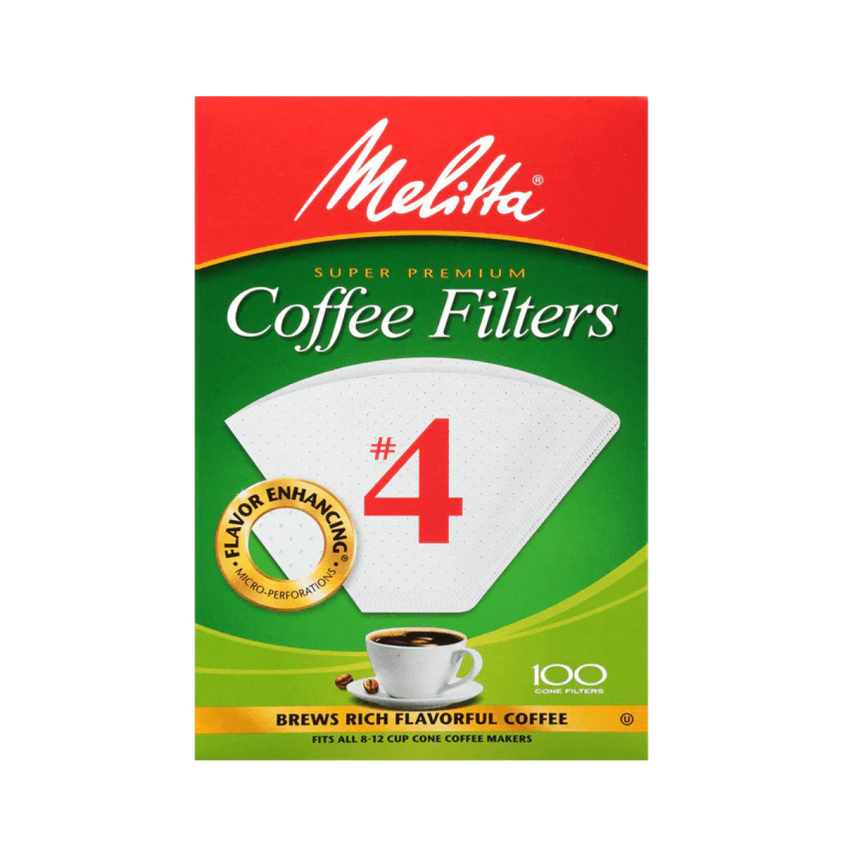 6/16までお値下げ　Melitta FULTON STREETコーヒーメーカー Melitta #4 Cone Coffee Filters | Seattle Coffee Gear