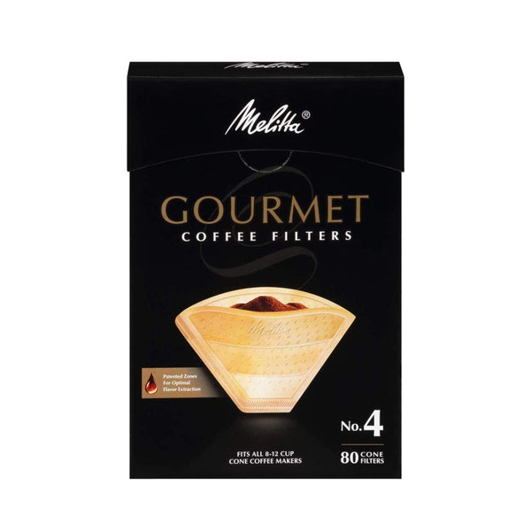 Melitta #4 Gourmet Coffee Filter - 80ct