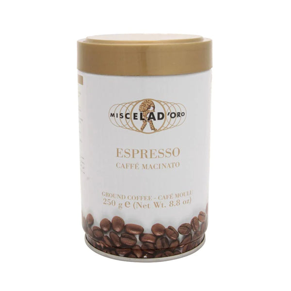 Miscela d'Oro Caffe Macinato Espresso [pre-ground, 8.8 oz. can]