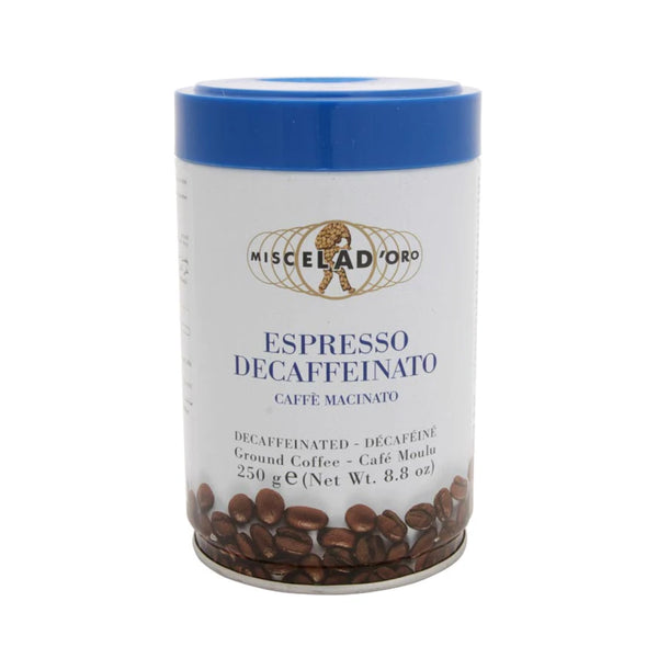 Miscela d'Oro Espresso Decaffeinato [pre-ground, 8.8 oz. can]