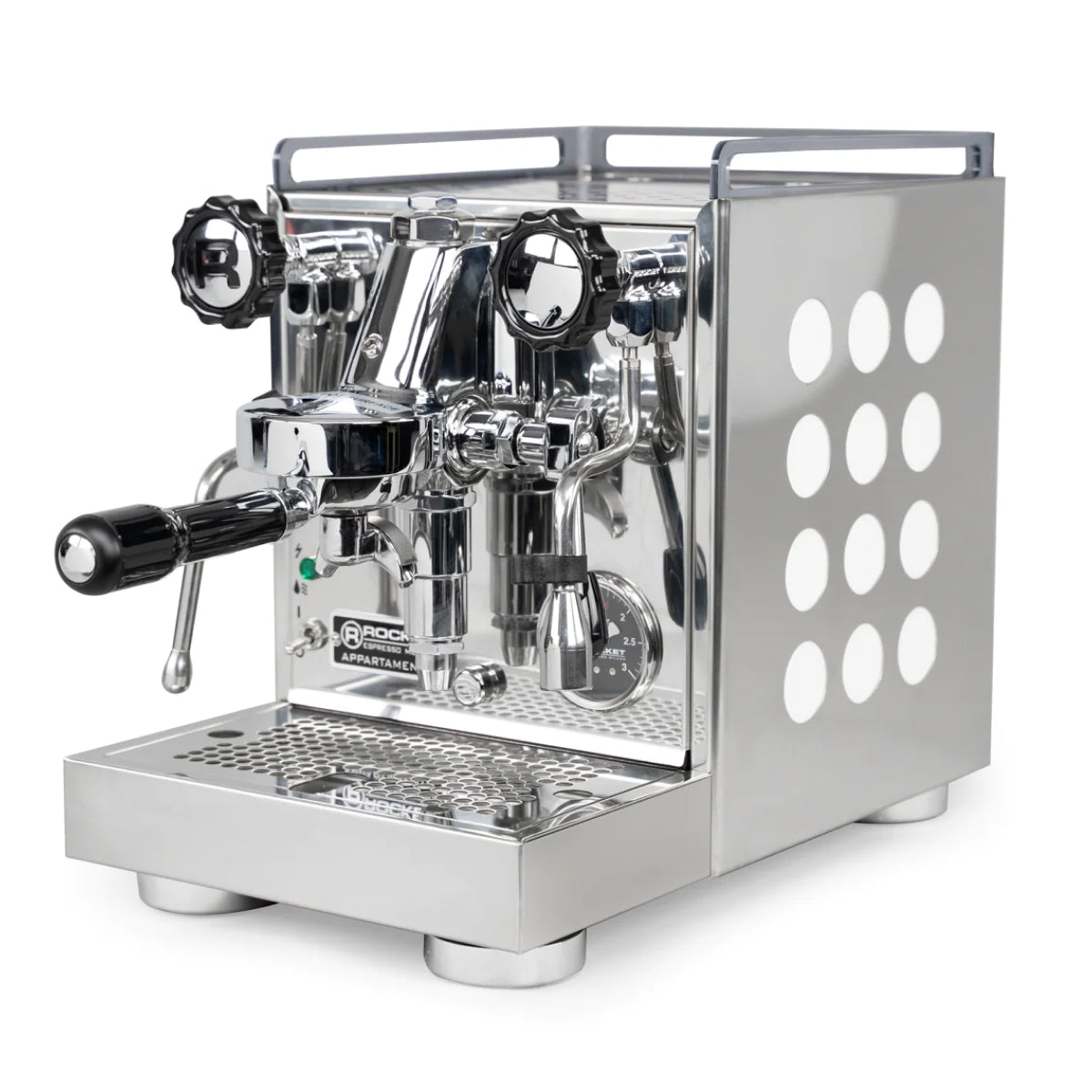 ROCKET Appartament　エスプレッソマシン Rocket Espresso Appartamento Espresso Machine - White - Open Box