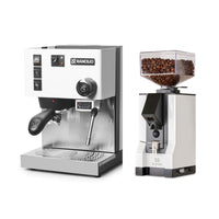 Rancilio Silvia PID and Eureka Mignon Silenzio 55 Grinder Bundle