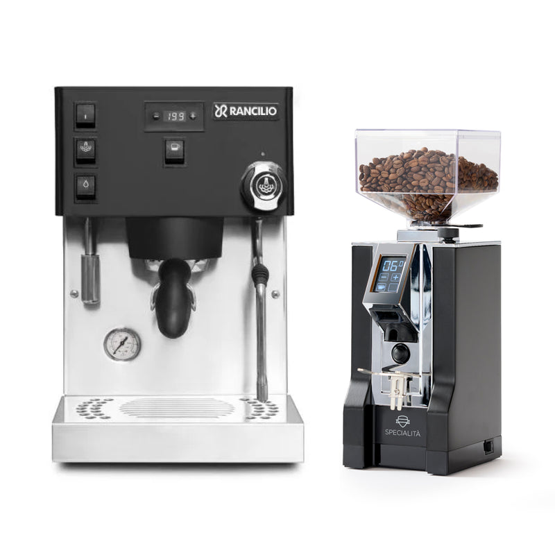 Rancilio Silvia Pro X and Eureka Mignon Specialita Grinder Bundle
