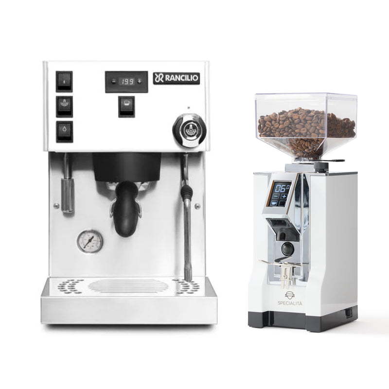Rancilio Silvia Pro X and Eureka Mignon Specialita Grinder Bundle